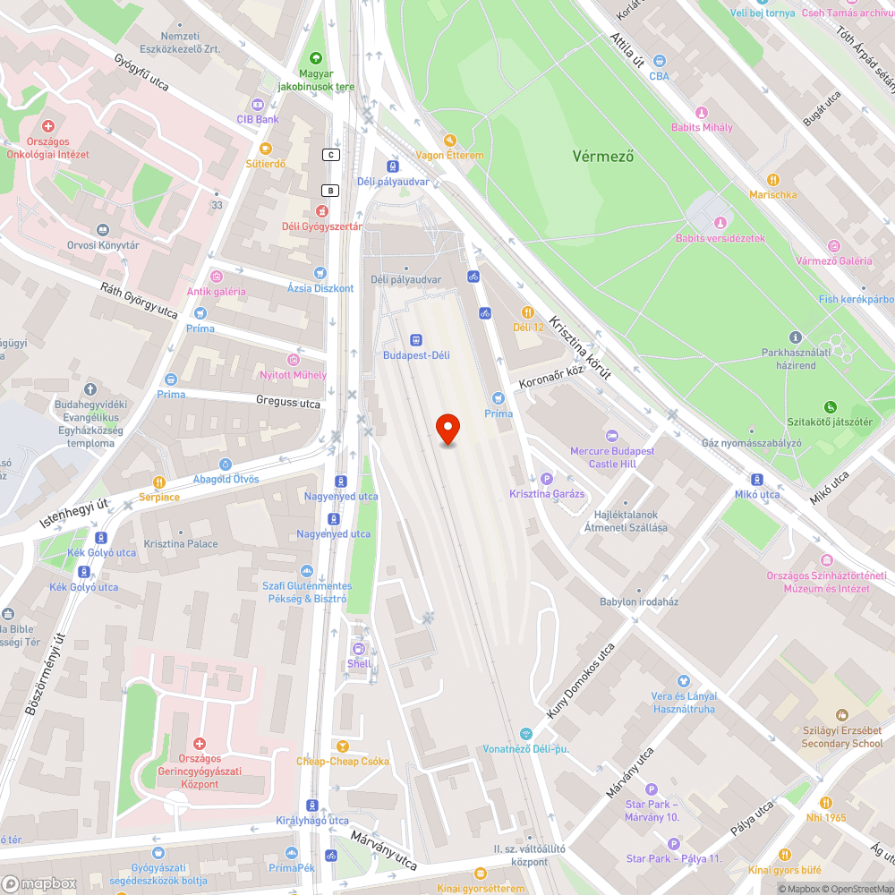 Budapest-Déli pályaudvar - Elapadt források: ivókutak, melyekből nem fakad víz bejelentés helye