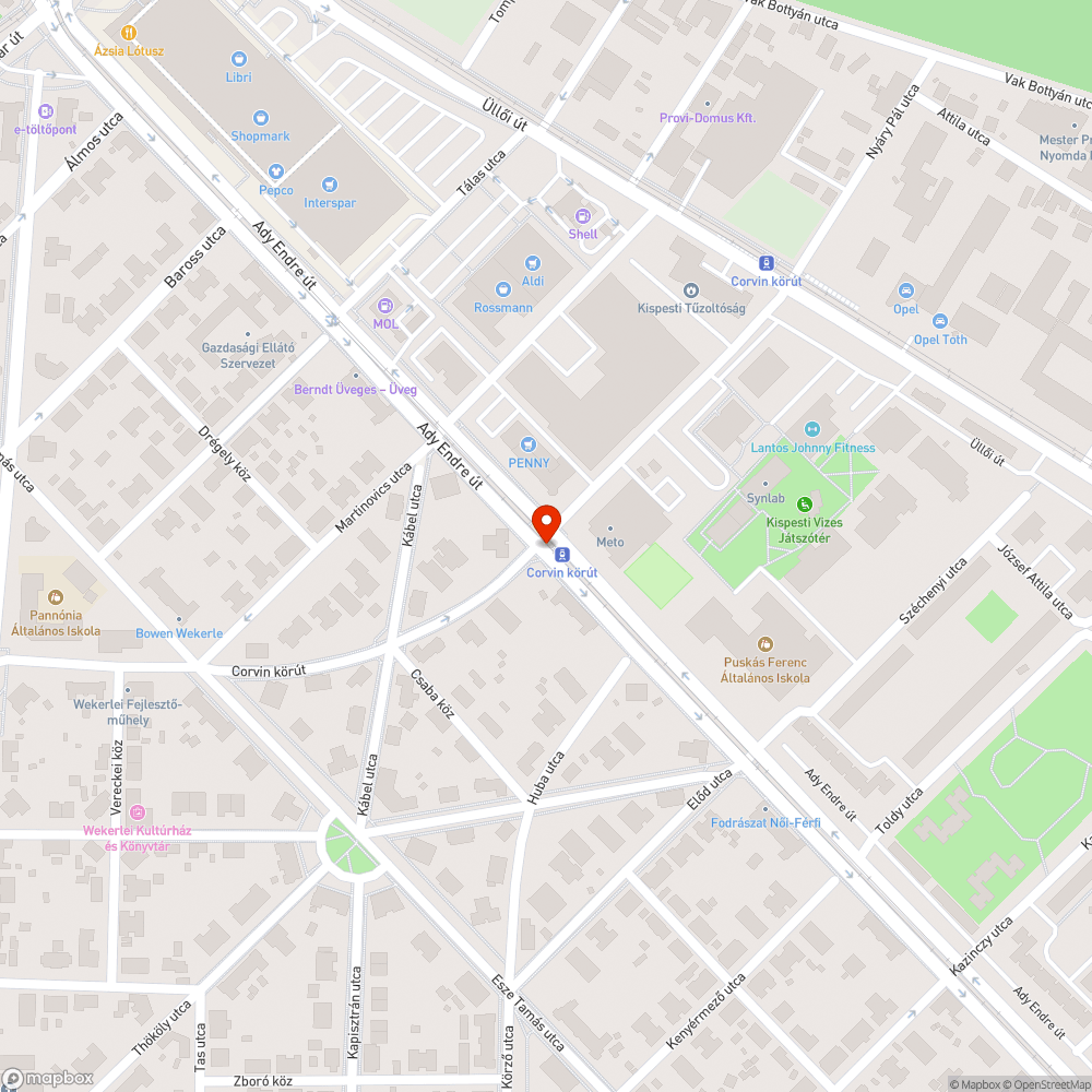 ferde kuka bejelentés helye