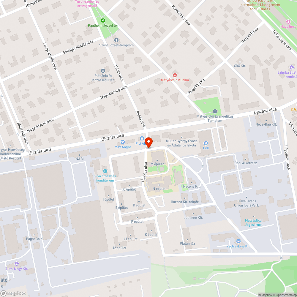 Kátyús út bejelentés helye