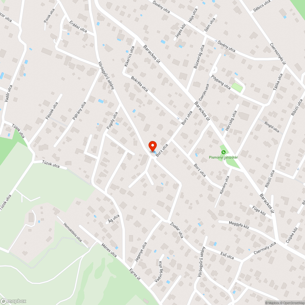 Kátyús út bejelentés helye