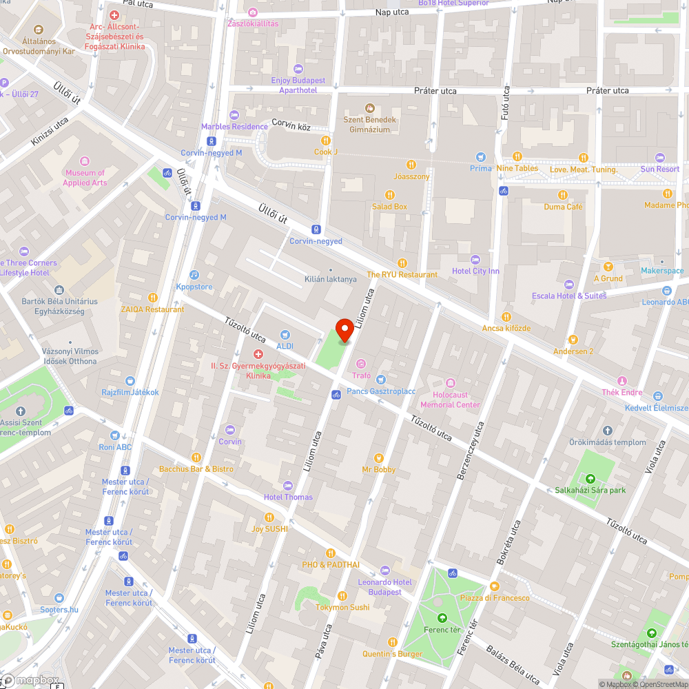 Lililom - pardon, Liliom bejelentés helye