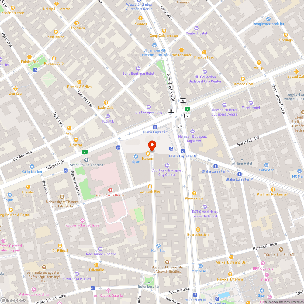 Átjárhatatlan átkelő bejelentés helye