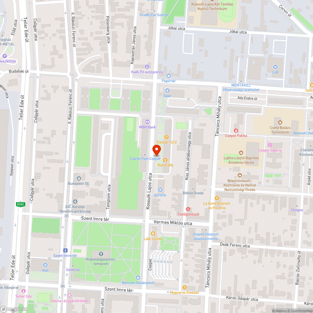 Eltűnt gyalogátkelőhely tábla bejelentés helye