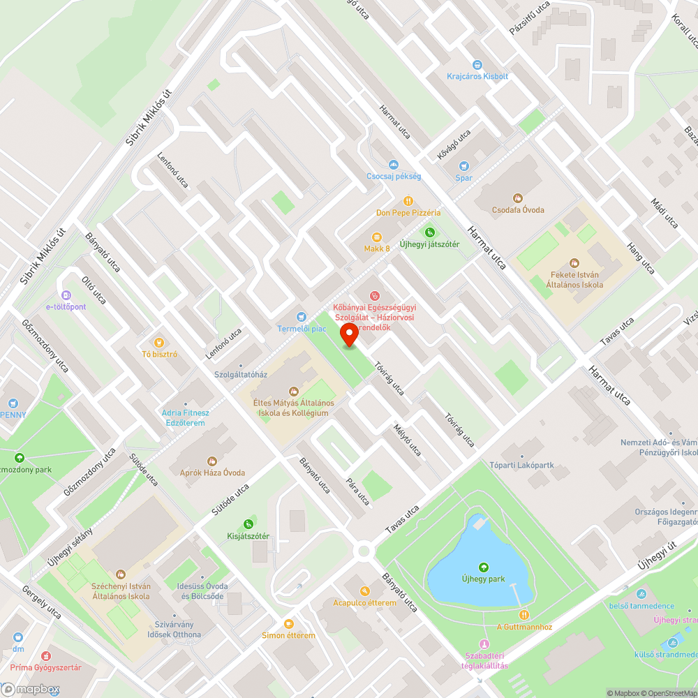 Még egy kiszáradt facsemete az Újhegyi sétányon bejelentés helye