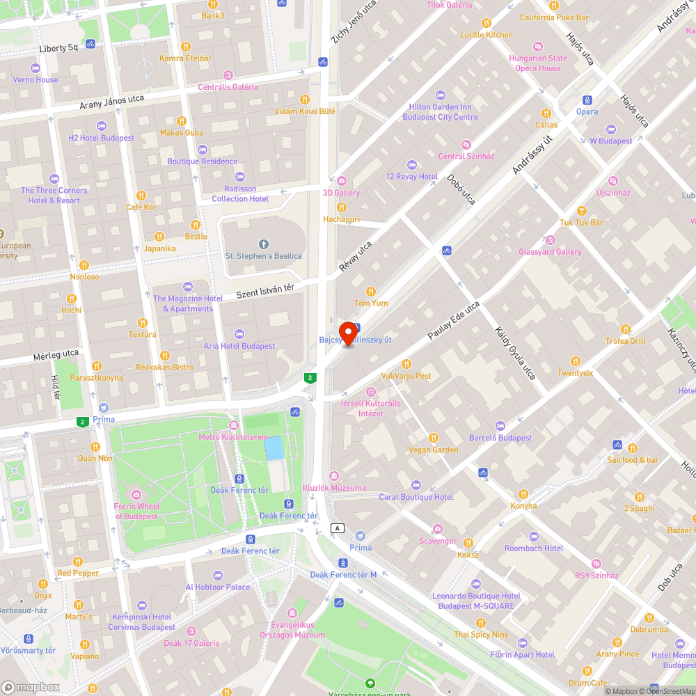 Festésre vagy akár cserére megérett pad Andrássy út 1 bejelentés helye