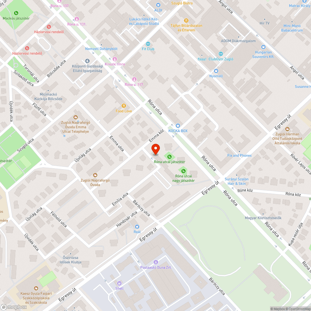 elhagyott fotel bejelentés helye