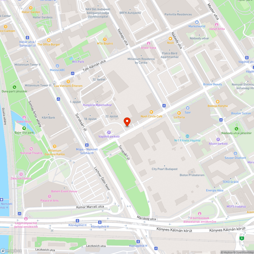 Mozgássérült parkoló bejelentés helye