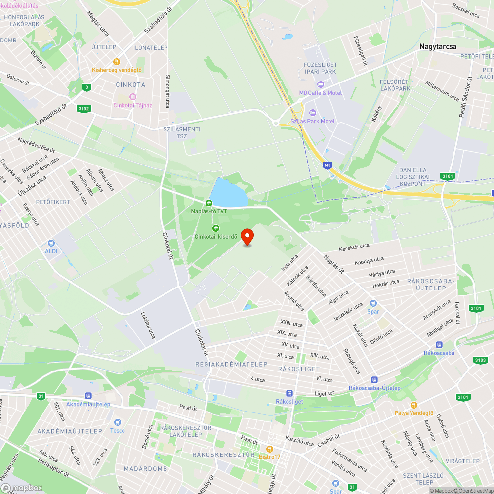 Illegálisan lerakott szemét bejelentés helye