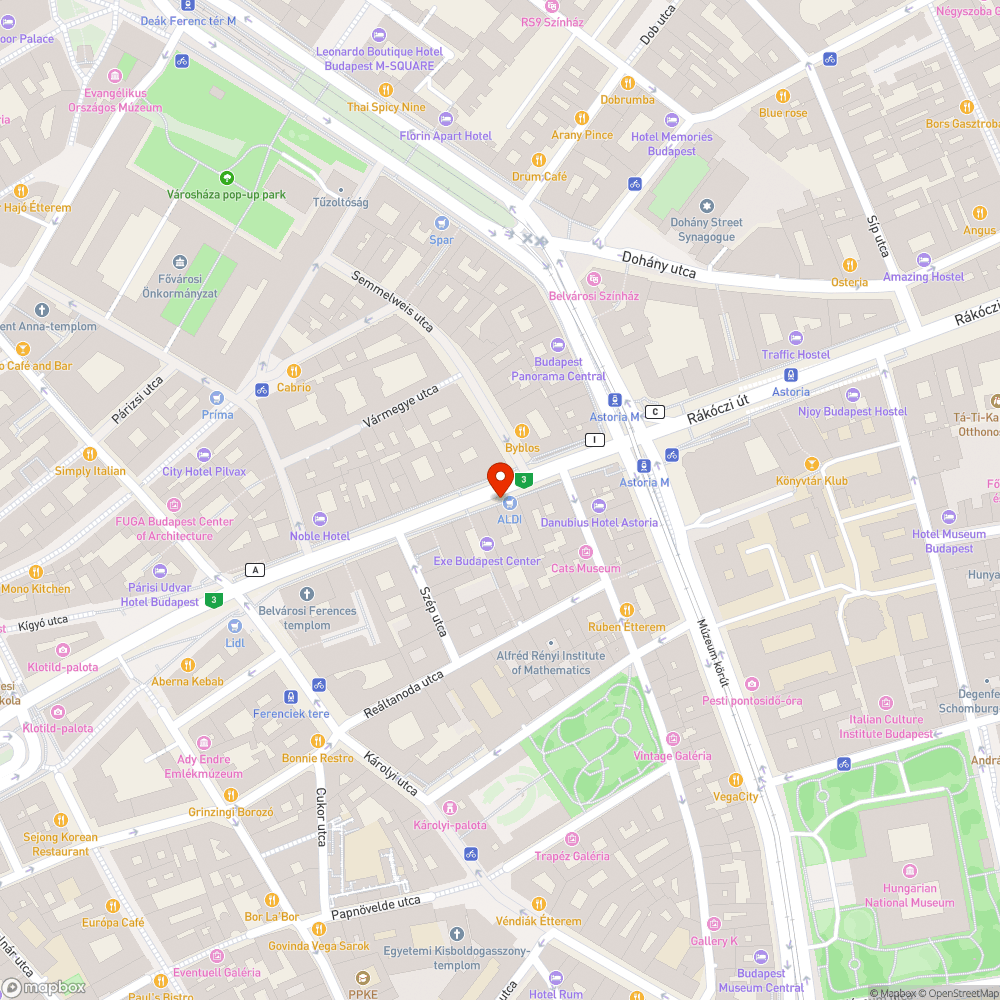 összevissza álló korlát bejelentés helye