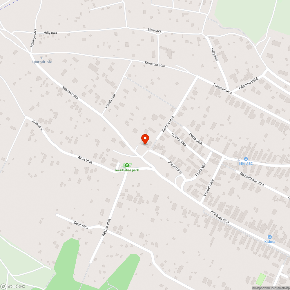 Járhatatlan bejelentés helye