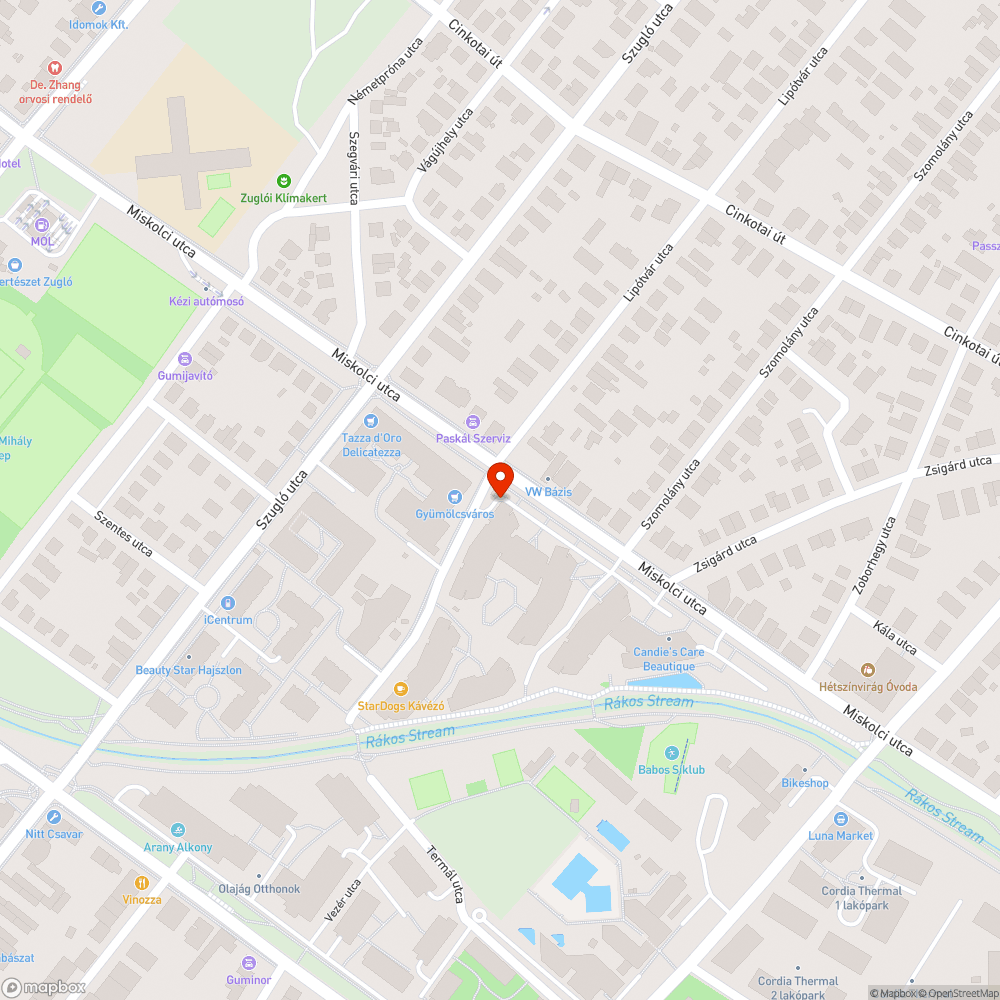 Autóroncsok bejelentés helye