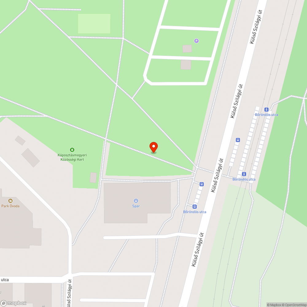 eső utáni akadály bejelentés helye