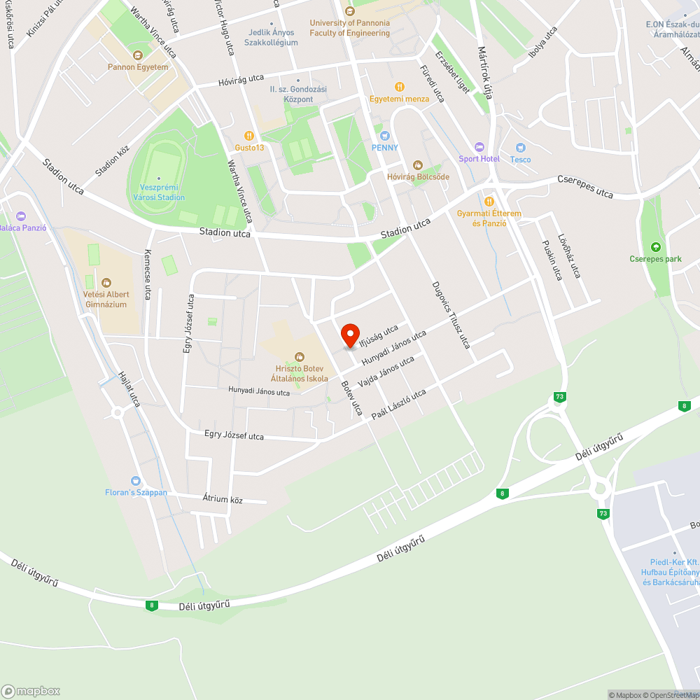 Nem működő közvilágítás bejelentés helye