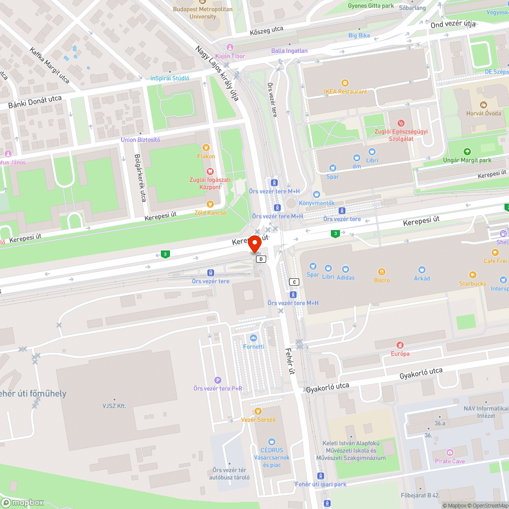 Csempe törmelékek az Örs Vezér terei aluljáróban bejelentés helye