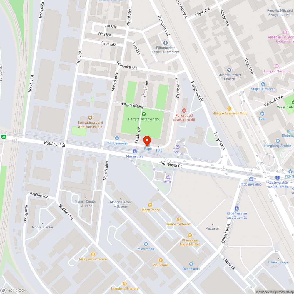 a Pongrácz közben félrevezető szórólapok bejelentés helye