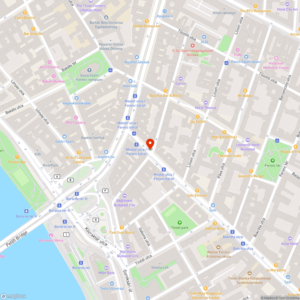 Hiányzó/kitört parkolást gátló oszlopok a járdánál - part 2. bejelentés helye