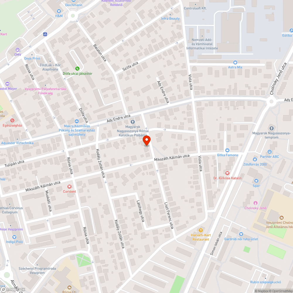 Patchwork járda bejelentés helye