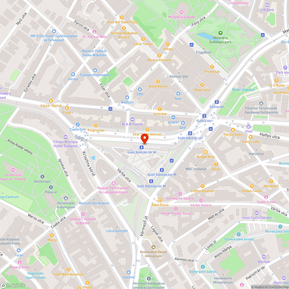 Mozgo korlat a Szell Kalman teren bejelentés helye