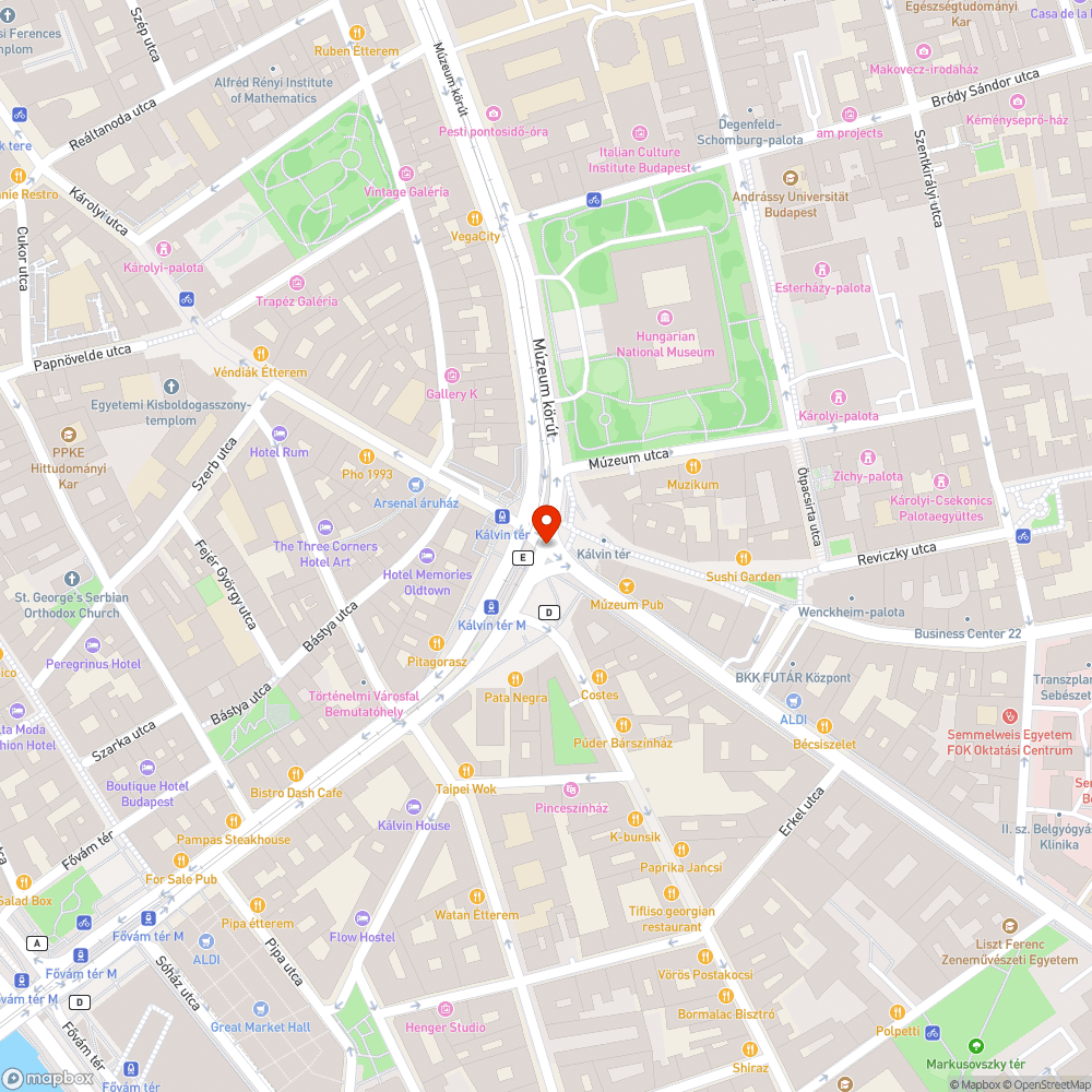 Kálvin téri metróállomáson áll a víz bejelentés helye