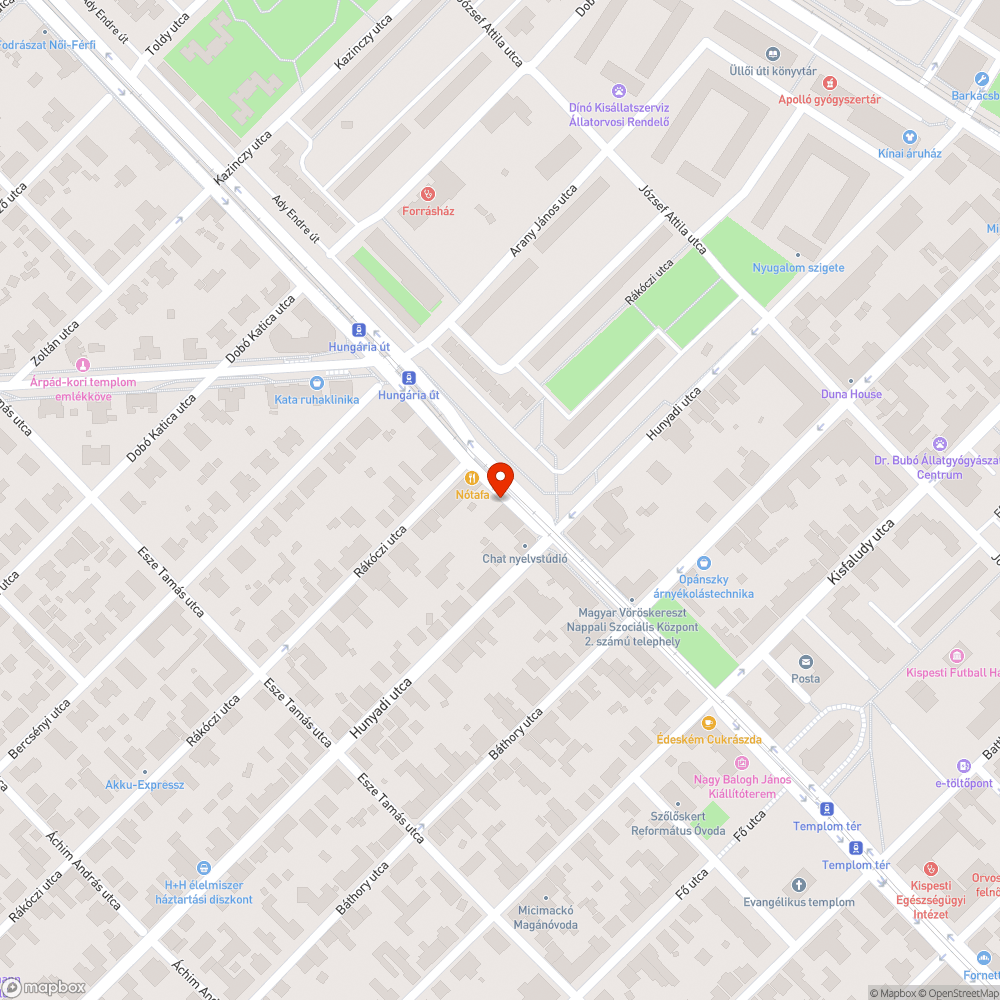 hiátusok a járdán bejelentés helye