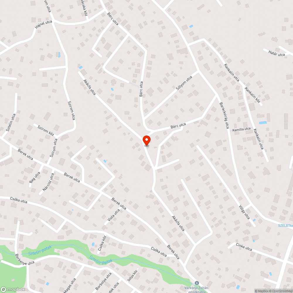 Szivárgó vízcső bejelentés helye