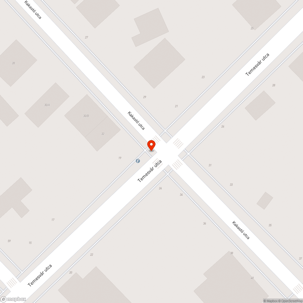 Megrongált utcanévtábla bejelentés helye