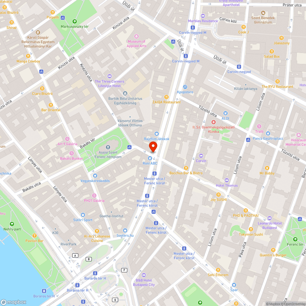 Hiányzó/kitört parkolást gátló oszlopok a járdánál - part 3. bejelentés helye