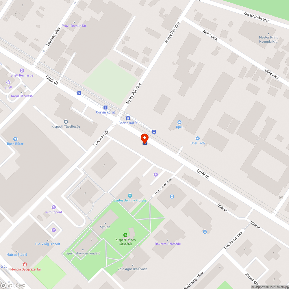 Szemetes a corvin körúti autóbuszmegálló környéke bejelentés helye