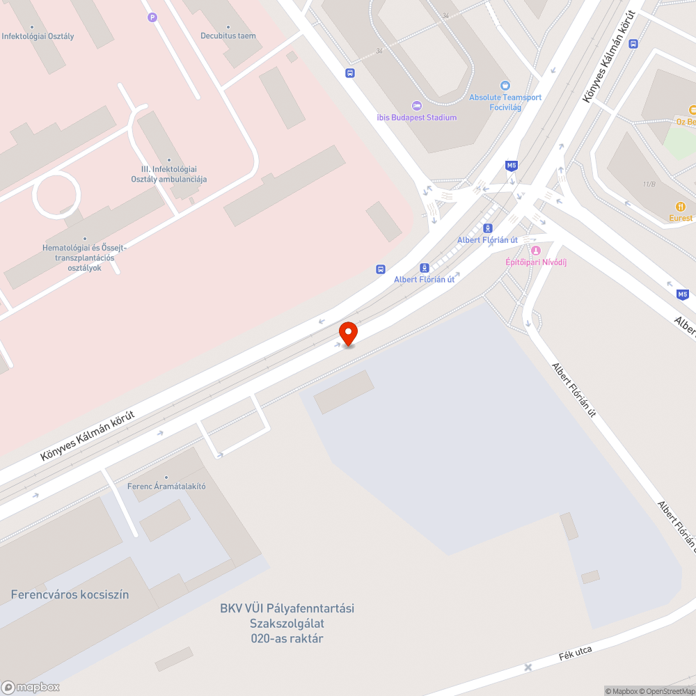 Nem látható "Útirányjelző tábla" bejelentés helye