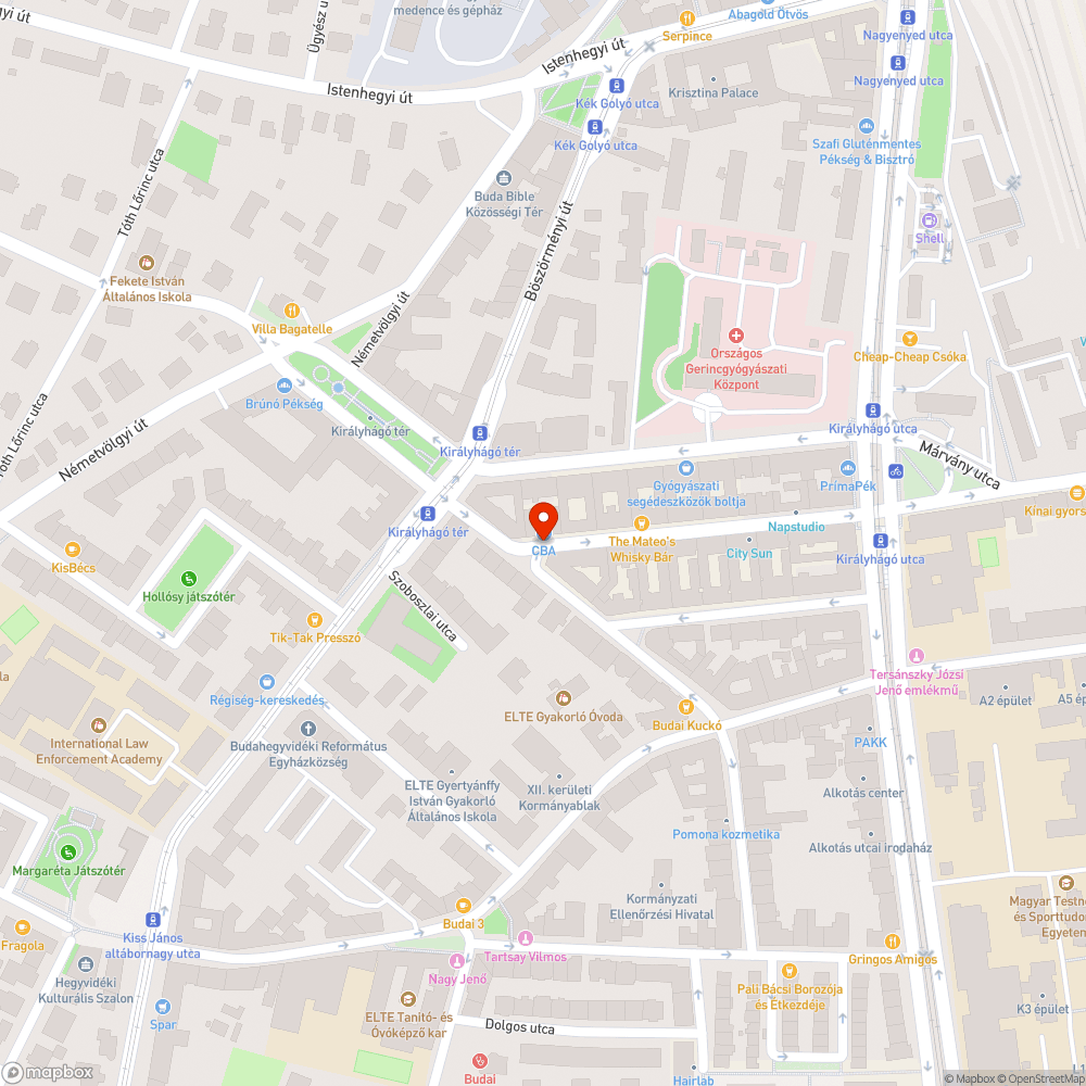 Megállni tilos felfestés és tábla hiánya bejelentés helye