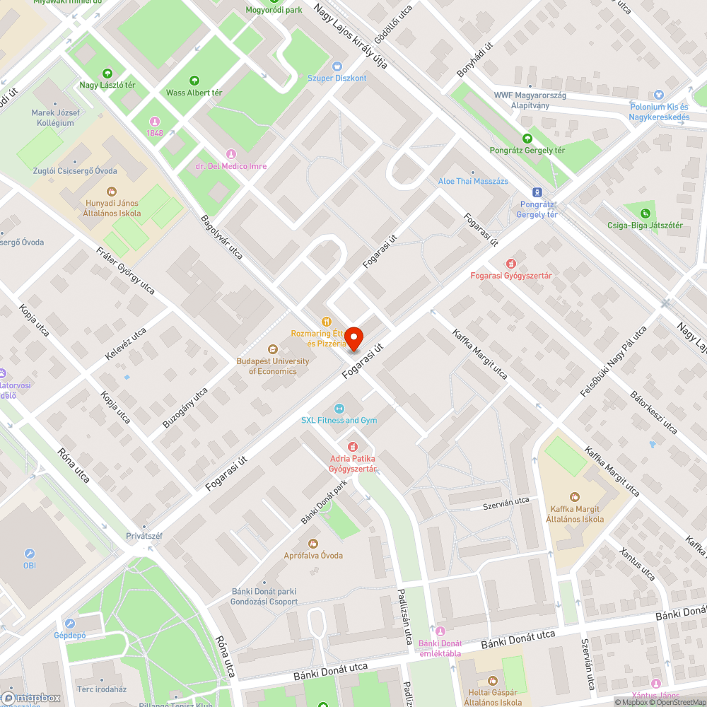 Belógó lomb bejelentés helye