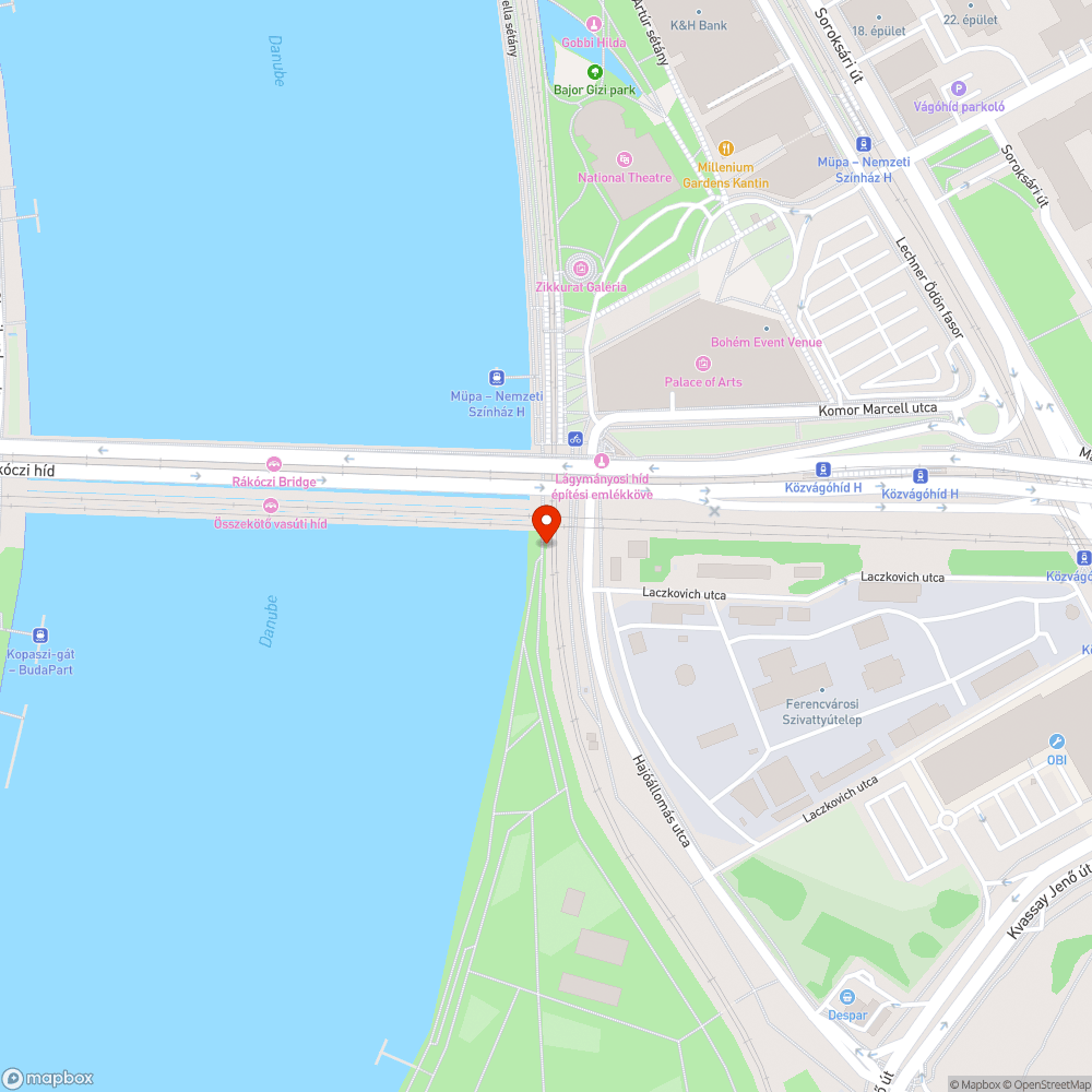 szemetes útszakasz Müpa Hév megállótól a Vituki uszodáig bejelentés helye