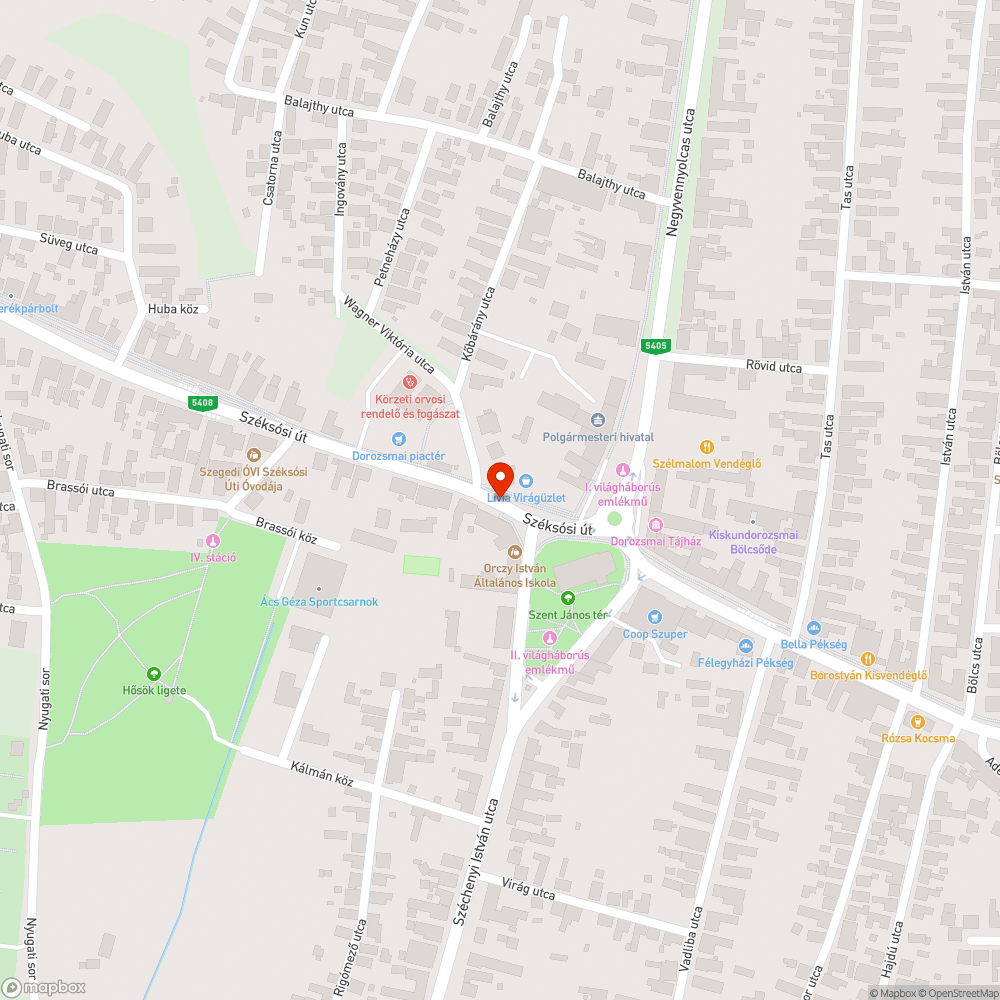 Problémás aknafedő bejelentés helye