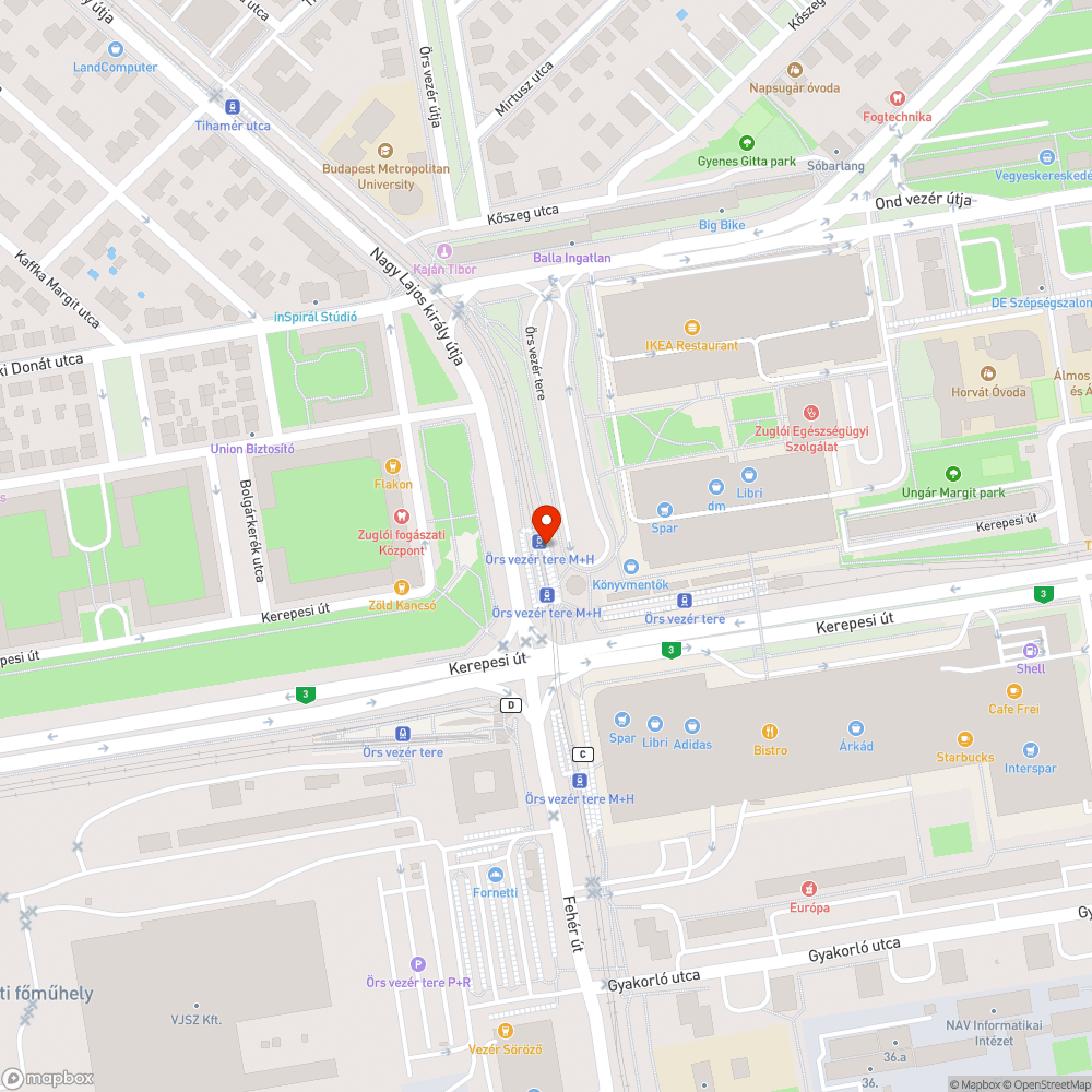 Otthagyott sínek bejelentés helye