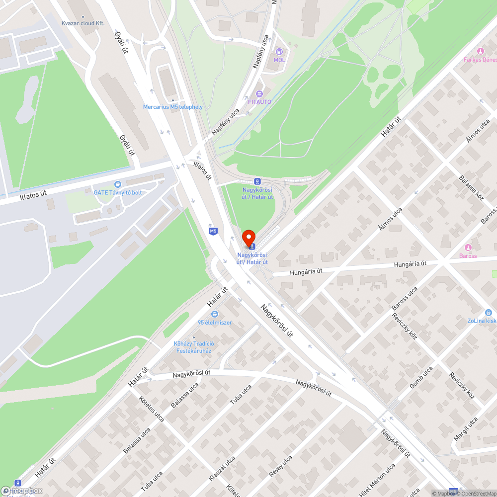 Eltűnt burkolat bejelentés helye