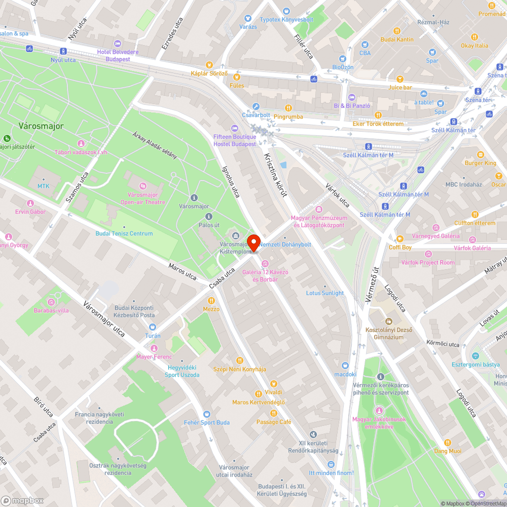 Szabad-e balra kanyarodni? bejelentés helye