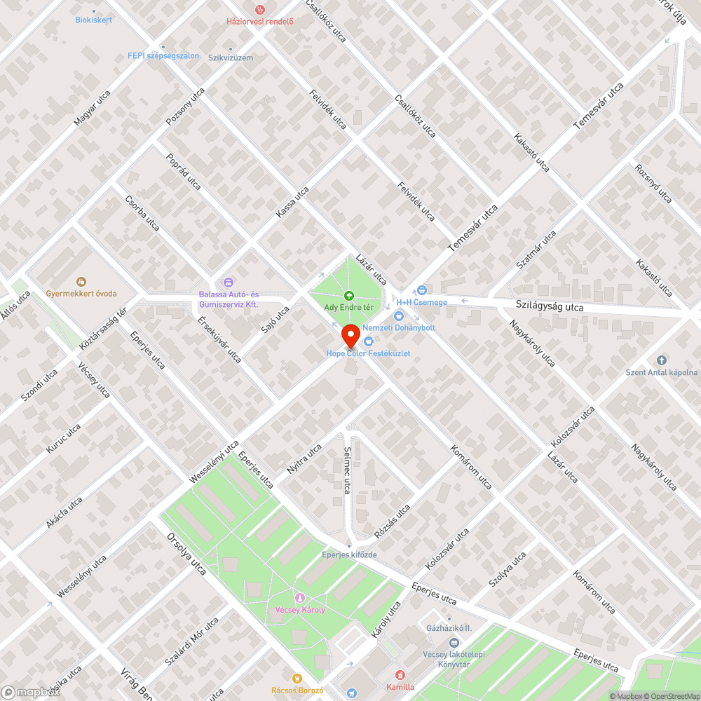 Hiányzó utcanévtábla bejelentés helye