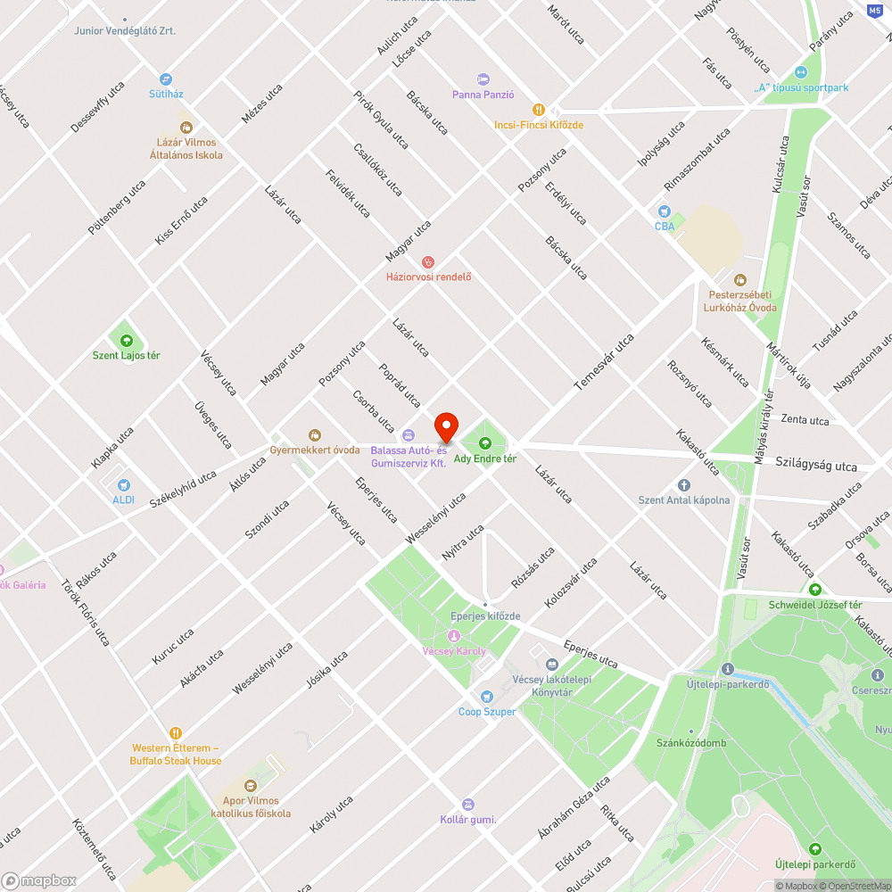 Hiányzó utcanévtábla bejelentés helye