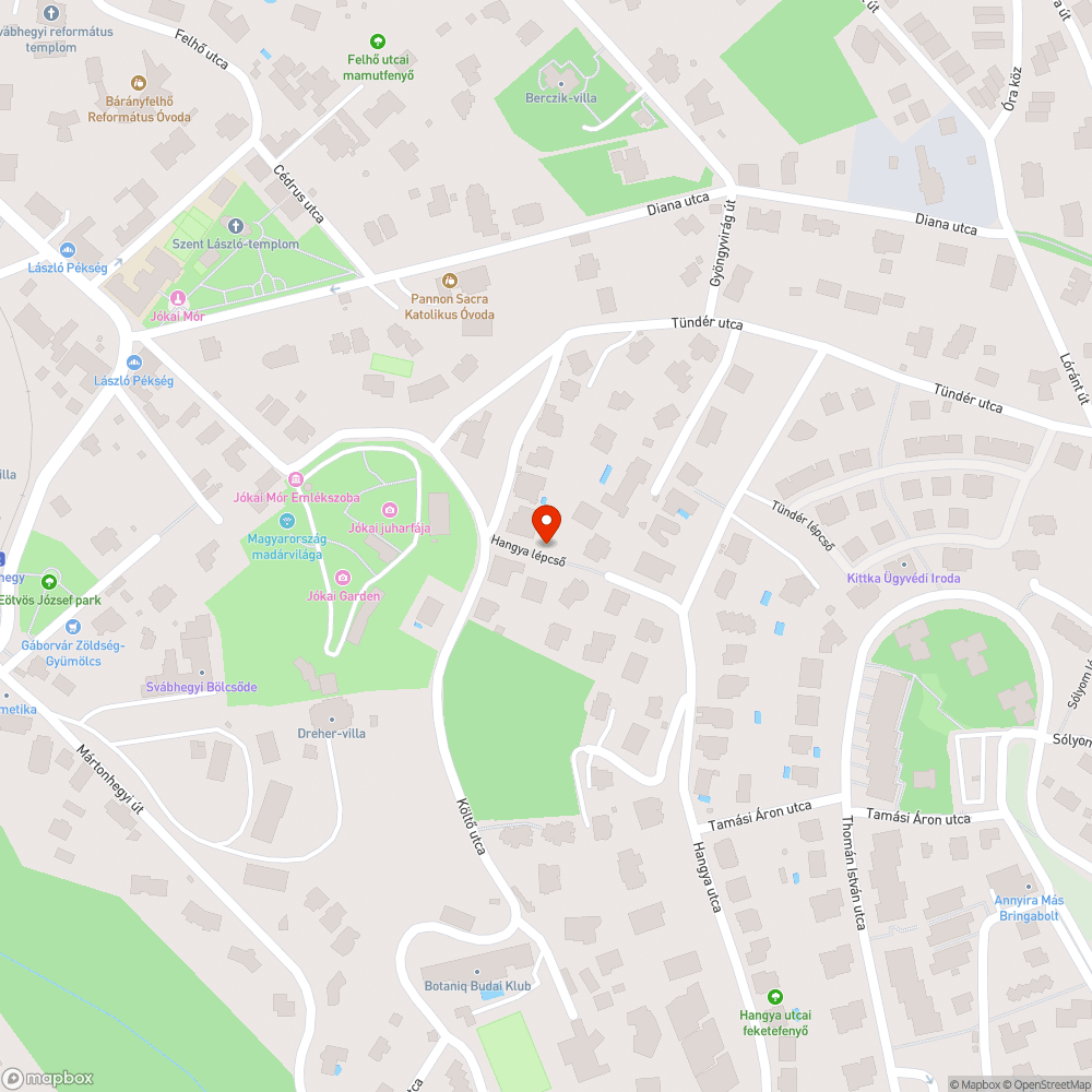 Hiányzó pad bejelentés helye