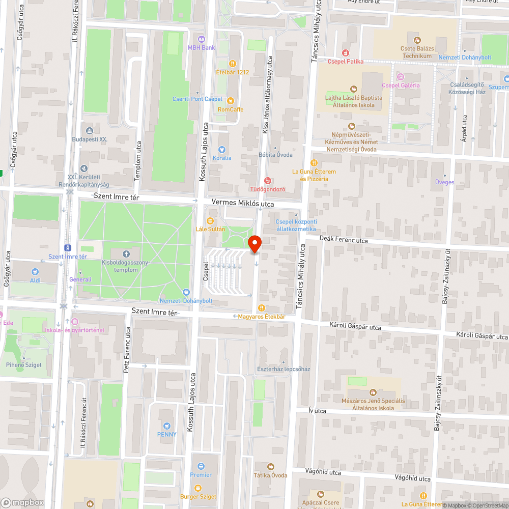 Hiányzó egyirányú forgalmi út bejelentés helye