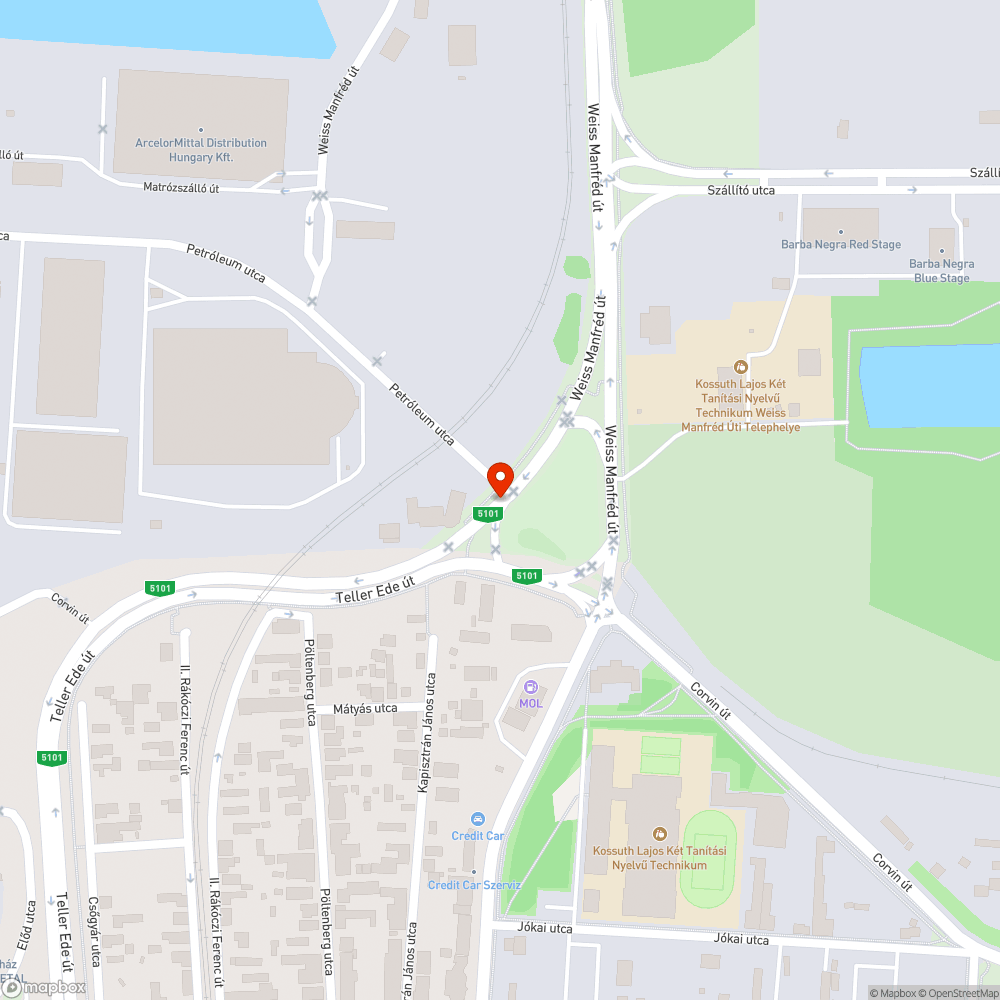 Feltört aszfalt - régóta bejelentés helye