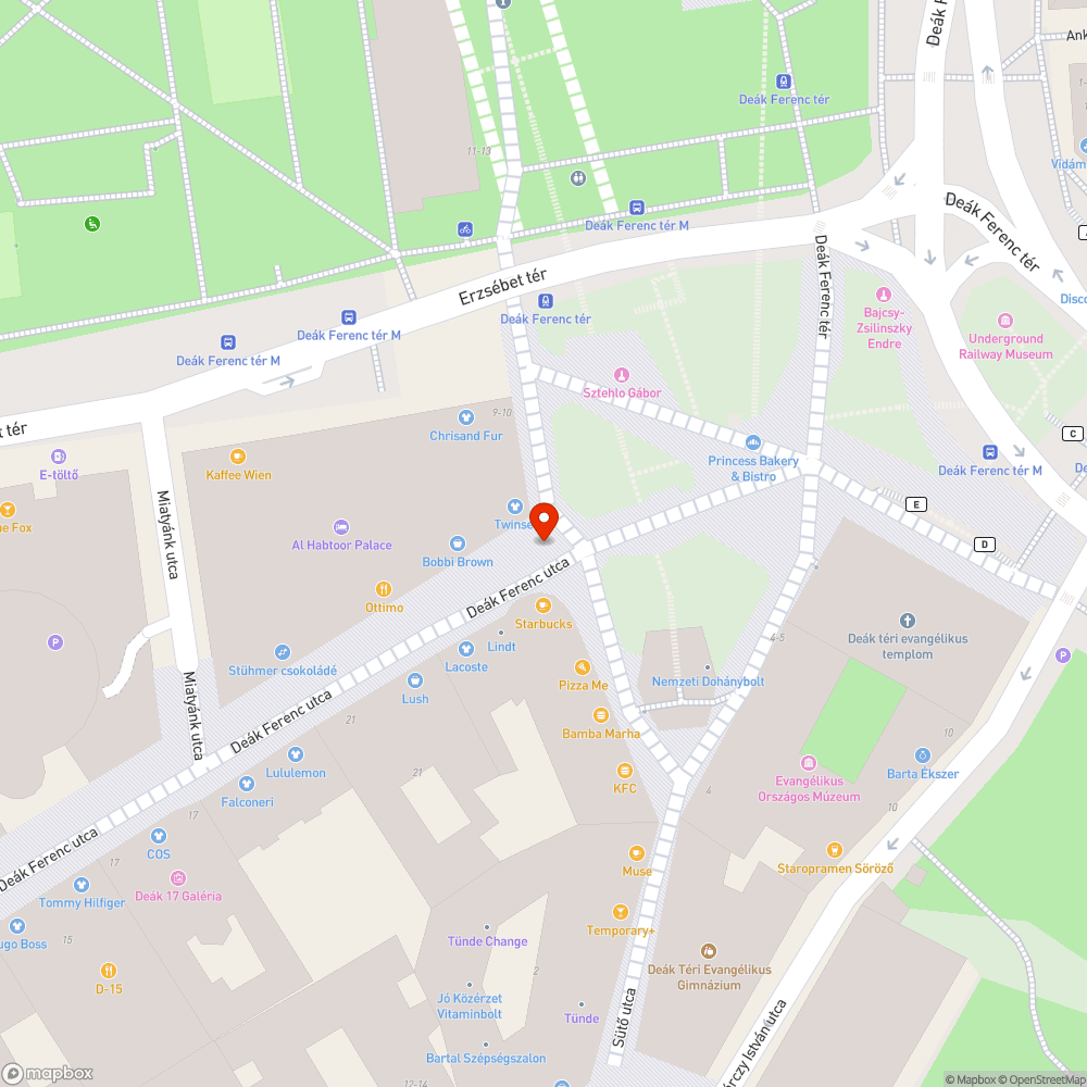 Eltört, felborított pad bejelentés helye