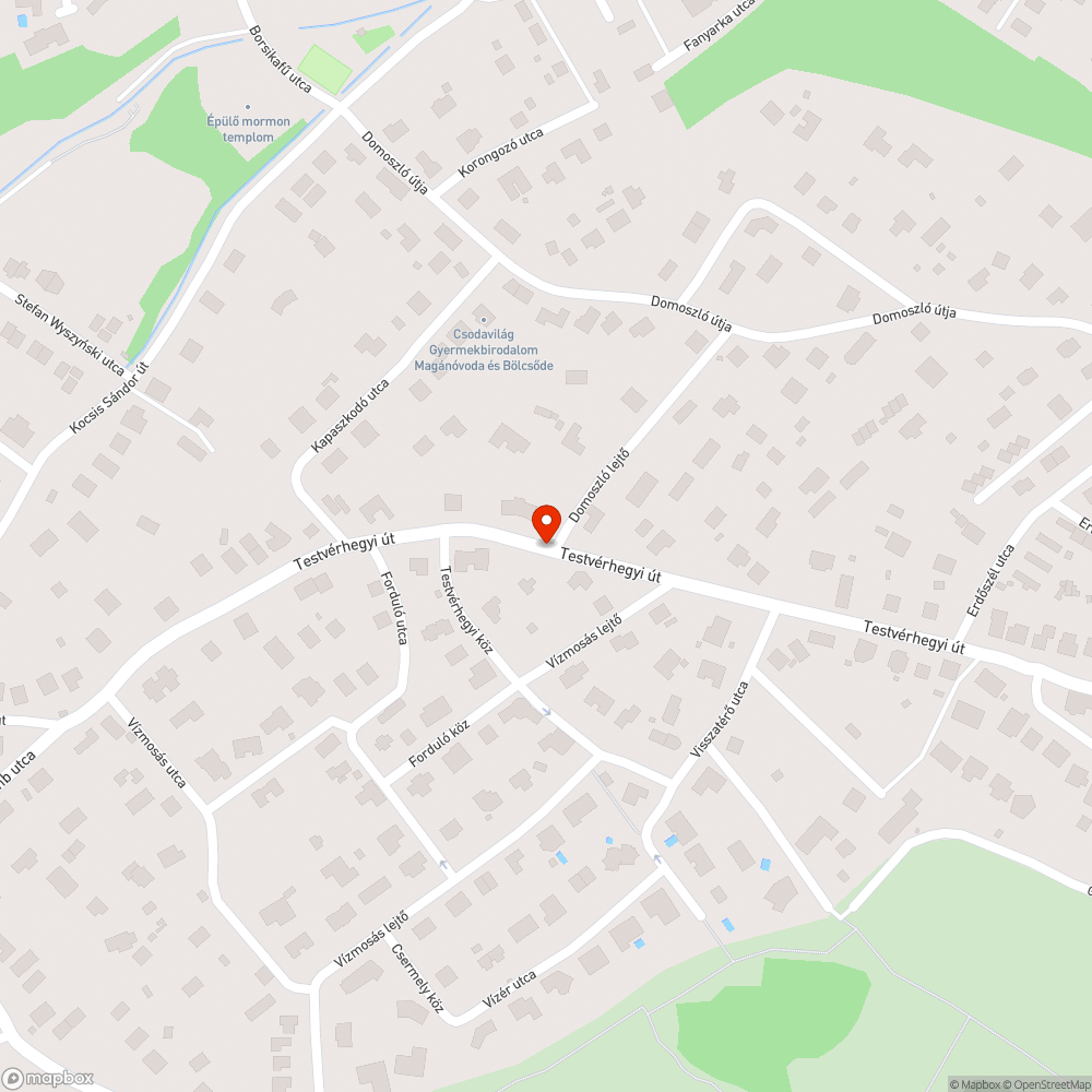 Hiányzó utcanévtábla bejelentés helye