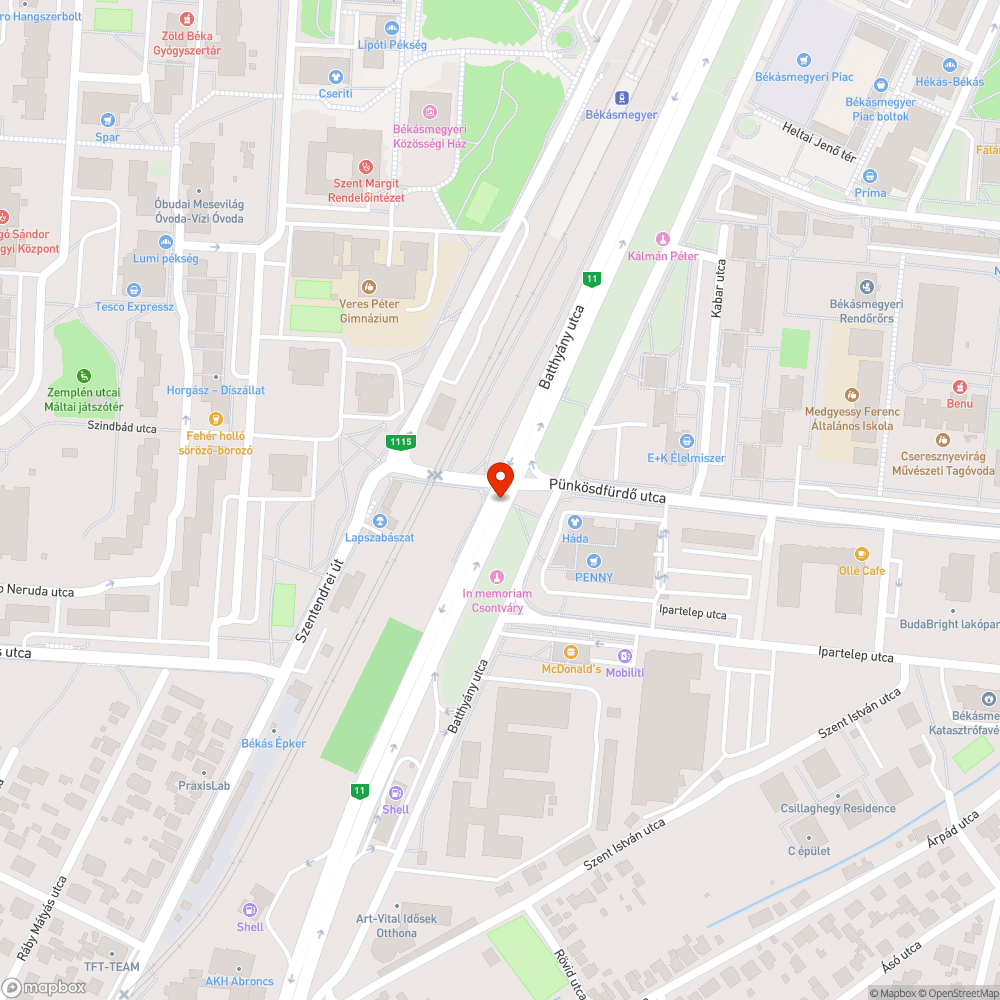 Kiégett izzó a gyalogos átkelőhely lámpájában bejelentés helye