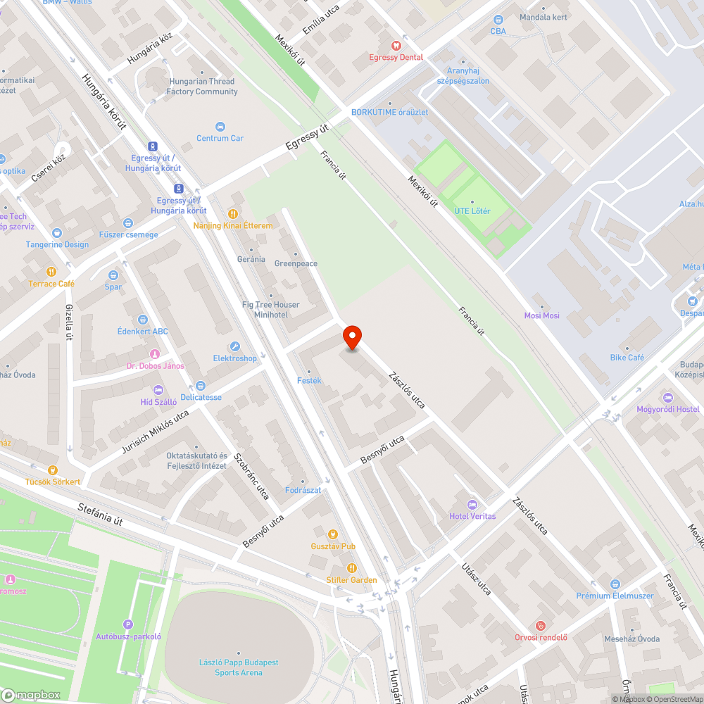 Zöldhulladék bejelentés helye