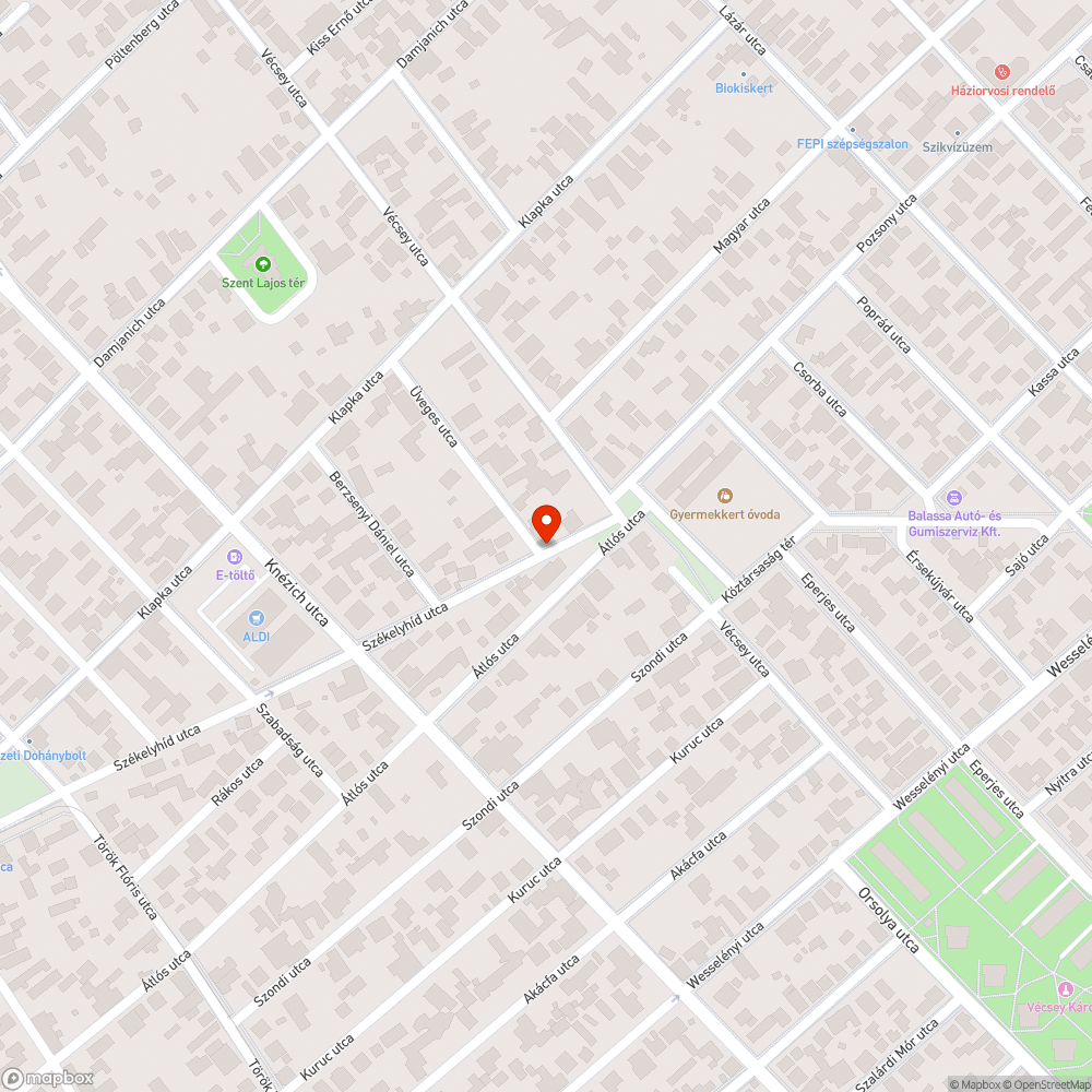 Hiányzó utcanévtábla bejelentés helye