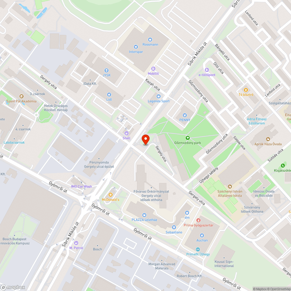 Üreges talaj bejelentés helye