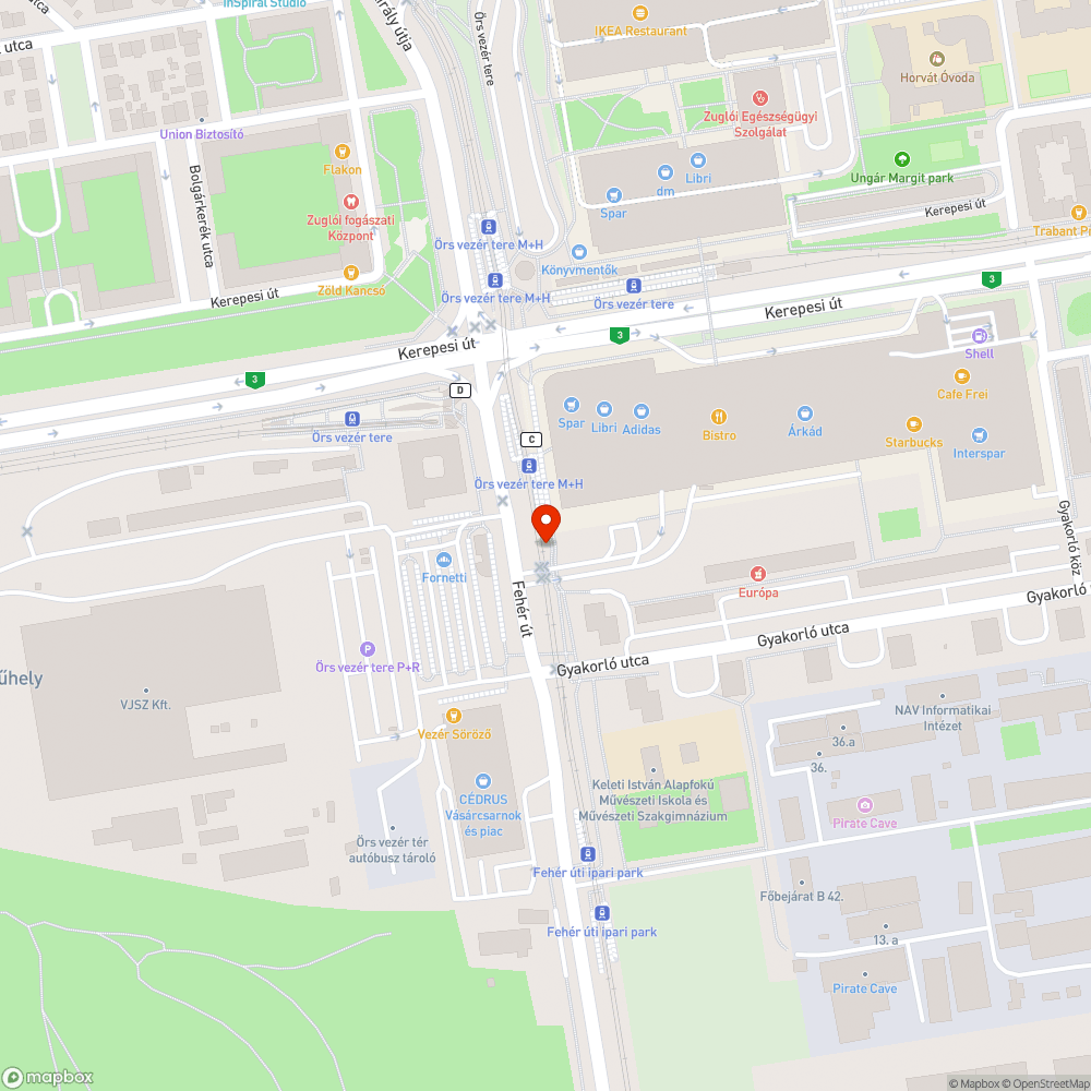 Hibás kerítéssor bejelentés helye