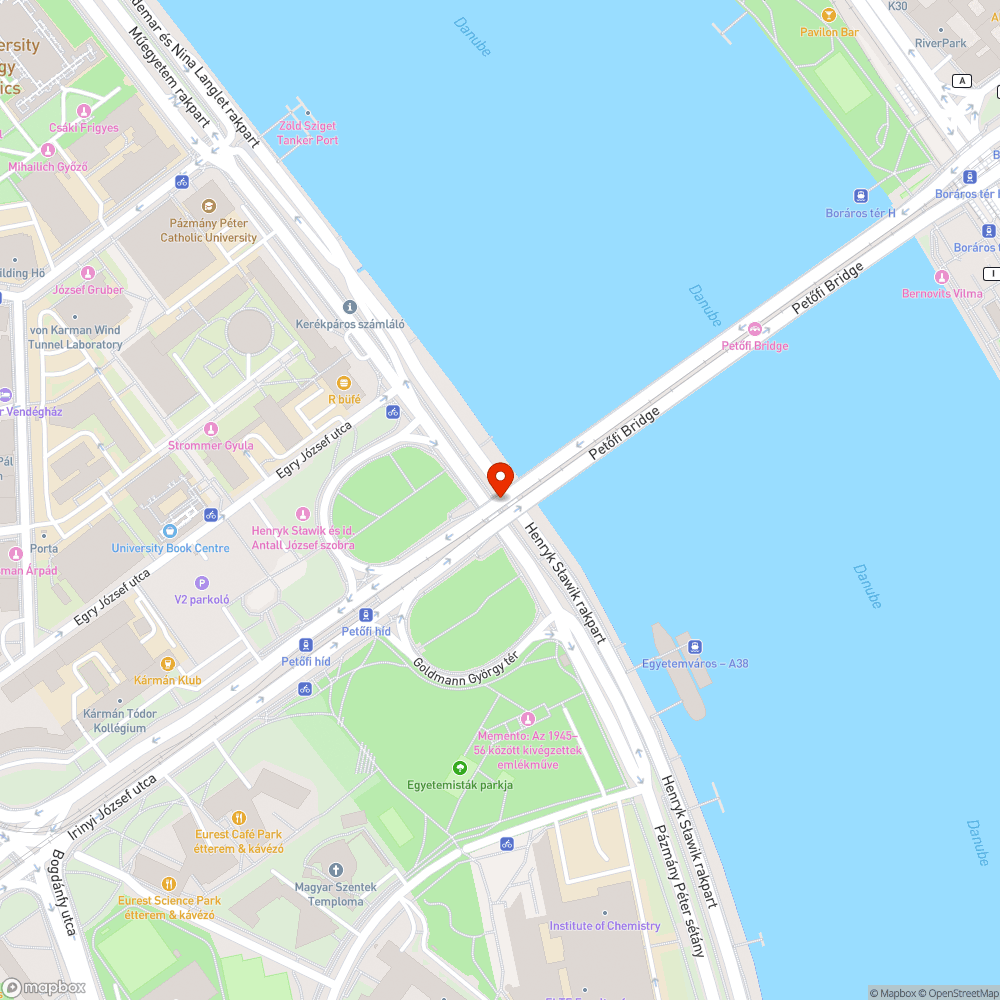 Petőfi híd budai felhajtó felújítása bejelentés helye