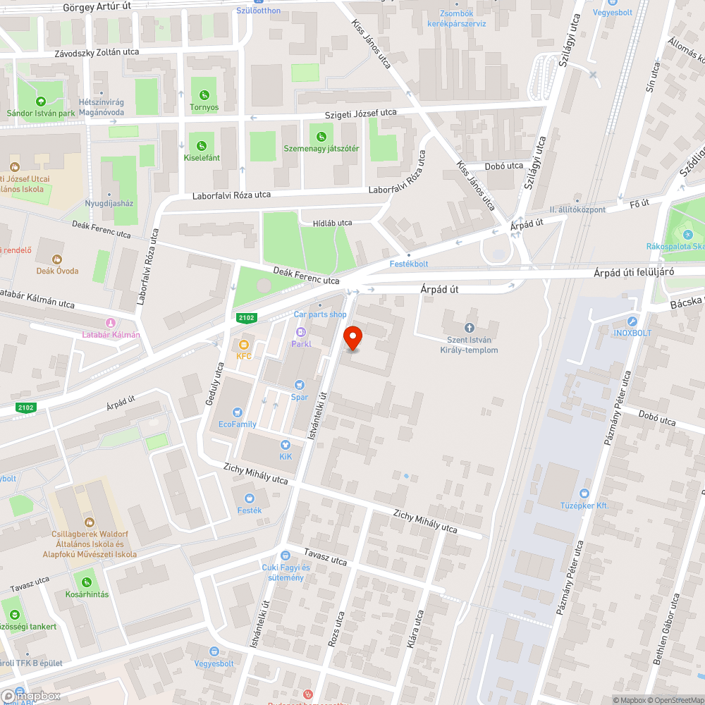 Lekopott piktogram/leparkolt kerékpárút bejelentés helye